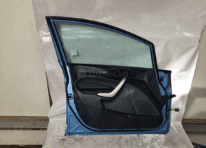 Drzwi przód przednie lewe ford fiesta MK.7 7 vii 99 błękitne niebieskie 5D 5 drzwi hb 7