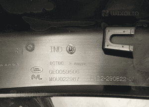Land rover defender L663 nakładka listwa błotnika prawa tył tylna usa nowy oryginał 7