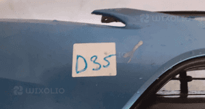 Zderzak przód przedni do ford fiesta MK7 vii błękitny 2