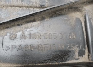 Wentylator chłodnicy wiatrak Mercedes A168 1685000193 3