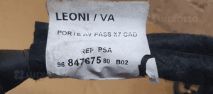 Wiązka instalacja drzwi lewy przód Citroen C5 III UK 9684767580 8