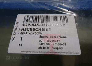 Vw golf vii kombi szyba klapy bagażnika nowa oryginał 5G9845051ACNVB 2