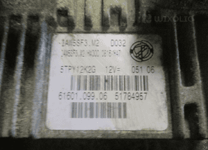 STEROWNIK SILNIKA FIAT GRANDE PUNTO 1.2 6160109906 2