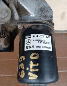 Mechanizm wycieraczek przód przedni Mercedes Vito 639 A6398200040 7