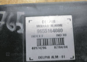 MODUŁ STEROWNIK ALARMU CITROEN C5 , 407 9655164080 2