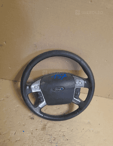 KIEROWNICA FORD MONDEO MK.4 IV S-MAX SMAX MULTI MULTIFUNKCJA CHROM SKÓRA SKÓRZANA   (Lok. 157 ) 1