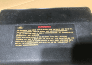 Pokrywa skrzynki bezpieczników LAND ROVER DEFENDER 3