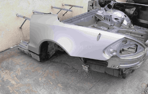 Cwiartka błotnik prawy lewy mercedes sl R230 kol C762 5