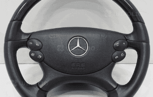 KIEROWNICA SKORA DREWNO AIRBAG MERCEDES SL R230 9