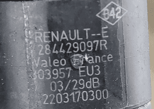 Czujnik parkowania cofania pdc renault kangoo iii 284429097R 2014-2020 lift 5
