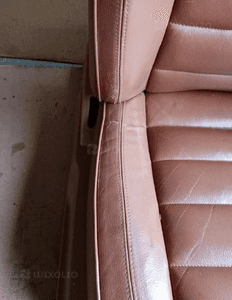 Fotele komplet kanapa boczki skóra ruda elektryczne VW Touareg 7L 5