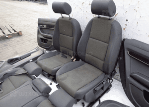 FOTELE SIEDZENIA MATERIAŁ AUDI A6 C6 ALLROAD 7