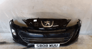 Zderzak przód przedni peugeot 308 ktvd czarny halogeny 2