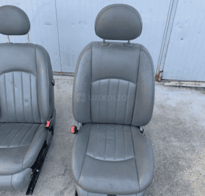 MERCEDES CLS 219 fotel fotele przod SZARA skóra  grzane 9