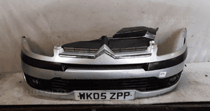Zderzak przód przedni do citroen C4 vtr halogeny kod kolor ezrc srebrny 1