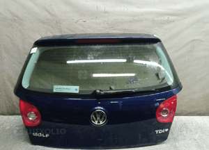 / KLAPA TYŁ TYLNA BAGAŻNIKA VOLKSWAGEN GOLF 5 V HB LD5Q GRANATOWY 1