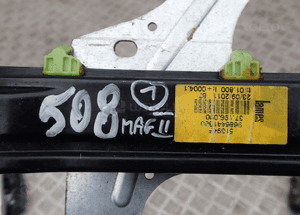PODNOŚNIK MECHANIZM SZYBY LEWY TYŁ PEUGEOT 508 KOMBI 9688808480 RADOM 2