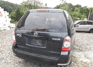 Mazda MPV 99-06 szyba tylna tył w klapie w kolor 18J 4