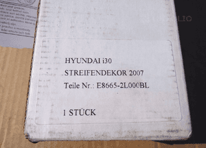 Pasy na karoserię dekor hyundai I30 E8665-2L000BL oryginał 2