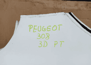 Błotnik prawy tył tylny ćwiartka Peugeot 308 T7 3D HB 5