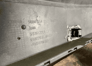 Zderzak przód przedni seat leon iii 5F0 lift  dół 6
