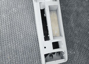 Tunel Srodkowy 8E0863241F Konsola 2 DIN Jasny Platin Tapicerka Zapalniczka Hell AUDI A4 B6 B7 7