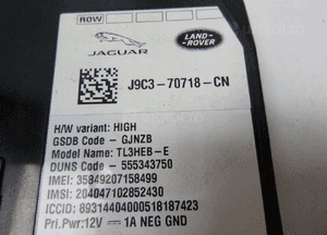 RANGE EVOQUE L538 2.0 TB STEROWNIK MODUŁ KOMPUTER 7
