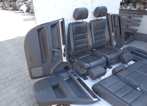 Fotele siedzenia skóra grzane vw touareg 7L i 4