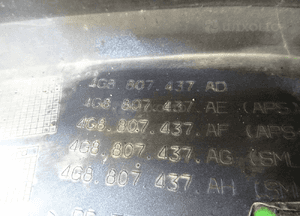 Audi A6 C7 lift s-line zderzak przód przedni 4G8807437AD llu 15