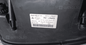 Lampa reflektor lewa mercedes actros 03- A9438200161 no V224/198 4