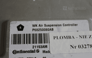 Sterownik zawieszenia jeep cherokee WK2 P68250080AB 2016 3