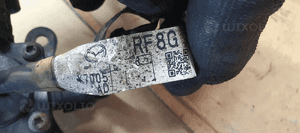 Czujnik ciśnienia spalin DPF instalacja rurki Mazda 6 II 2.2 D RF8G182B5 6