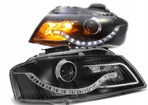 Lampy Reflektory AUDI A3 8P 03-08 DAYLIGHT BLACK 5