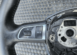 Kierownica Czarna Skóra Multifunkcja Air Bag Poduszka Wtyczka AUDI A4 B8 A5 A6 12