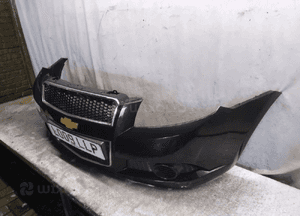 Zderzak przód przedni chevrolet aveo T255   czarny 3