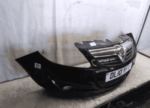Zderzak przód przedni opel corsa d Z20R czarny halogeny 4