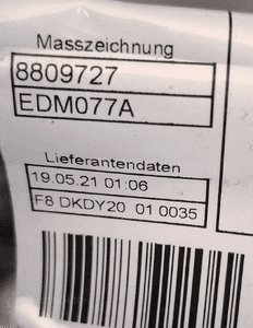 BMW OE Wiązka czujników PDC 8809740 3
