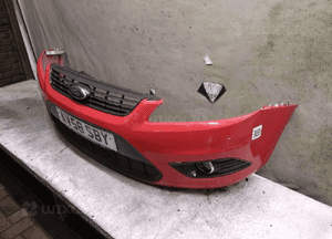 Zderzak przód przedni ford focus MK.2 2 lift ii C0 czerwony lift fl halogeny 2