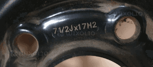 Koło zapasowe dojazdówka zapas 7.5J R17 ET45 Peugeot 607 10
