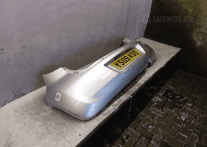 Zderzak tył tylny opel agila ii b zccb srebrny 4