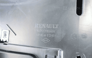 Maska pokrywa silnika renault twingo iii 2014-2018 651221590R 9
