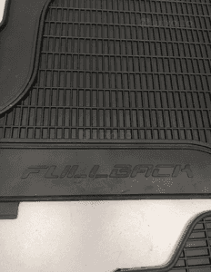Fiat fullback pick-up 2016- nowe oryginalne dywaniki gumowe logowane 5