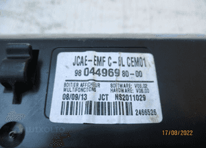 Citroen C4 ii DS4 wyswietlacz 9804496980 3
