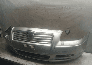 Zderzak przód przedni toyota avensis T25 1C0 srebrny halogeny do malowania ! 2