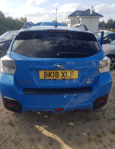 Subaru xv klapa bagaznika tył kompletna w kolor kamera lotka spojler 1