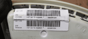 Poduszka fotela prawa pasażera AIRBAG Peugeot 407 96532615ZM 4