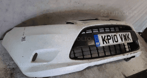 Zderzak przód przedni do ford fiesta vii 7 biały do malowania 4