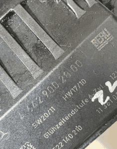 MERCEDES 320 350 cdi V6 om 642 moduł grzania świec 20