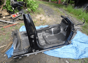 Audi A6 C7 próg słupek prawy ćwiartka 2