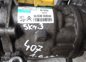 Peugeot 407 kompresor klimatyzacji 9683003080 2